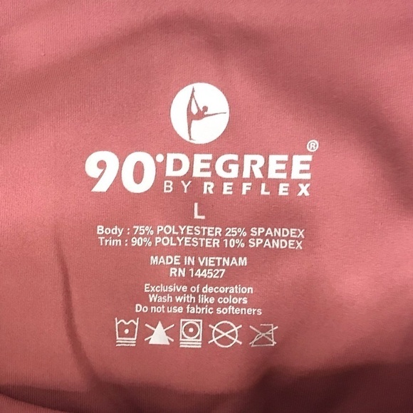 New! 90 Degree Crossover High Waist Ankle Active Athletic Running Yoga Leggings - Picture 12 of 12